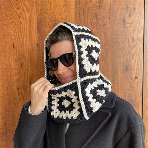 Crochet Balaclava Granny Square