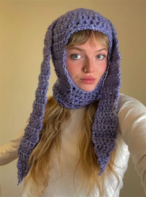 Crochet Balaclava With Ears