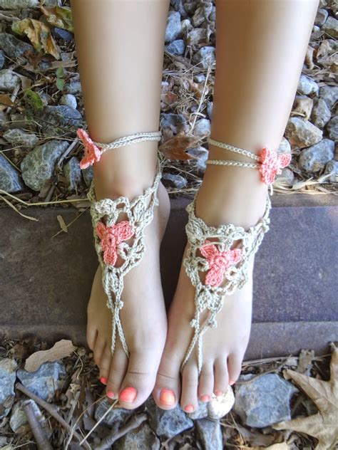 Crochet Barefoot Sandals