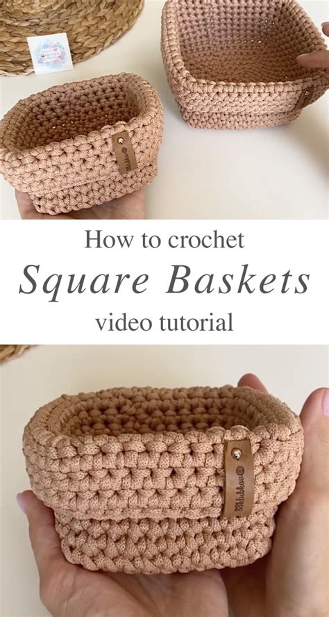 Crochet Basket Square