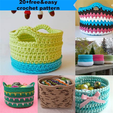 Crochet Baskets Patterns
