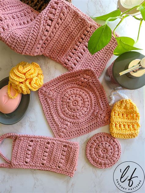 Crochet Bath Set