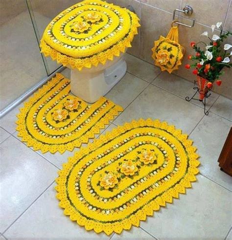 Crochet Bathroom Set