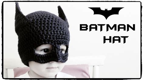 Crochet Batman Hat