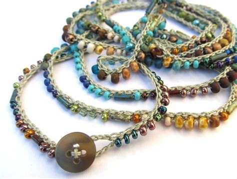 Crochet Beaded Bracelet