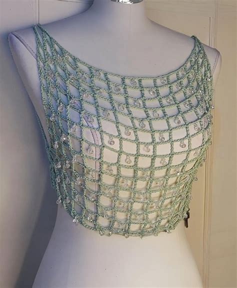 Crochet Beaded Top