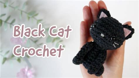 Crochet Black Cat