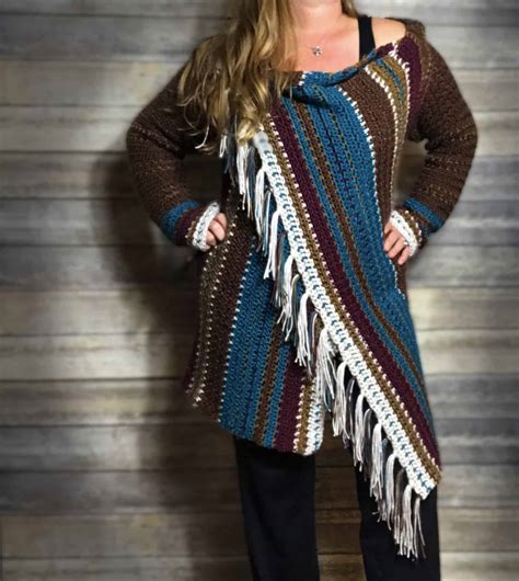 Crochet Blanket Cardigan