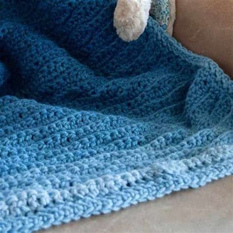 Crochet Blue Blanket