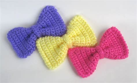 Crochet Bow Tie Free Pattern