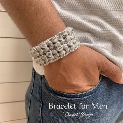 Crochet Bracelet For Guys
