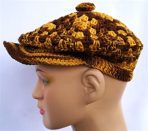 Crochet Brimmed Cap