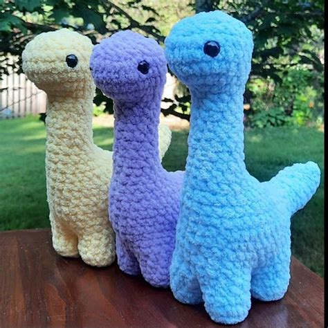 Crochet Brontosaurus Pattern Free