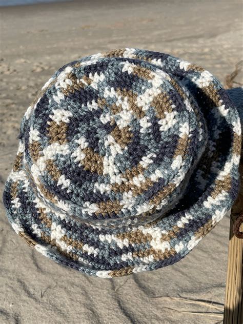 Crochet Bucket Hat For Men