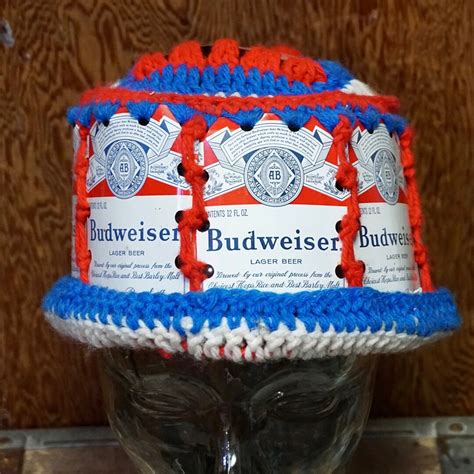 Crochet Budweiser Hat