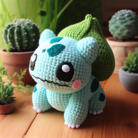 Crochet Bulbasaur Free Pattern