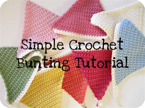 Crochet Bunting Pattern Free