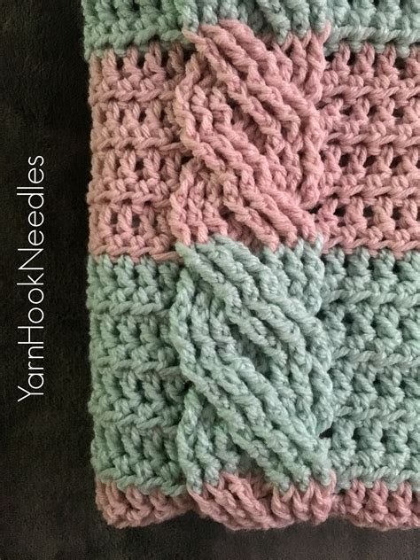 Crochet Cable Blanket