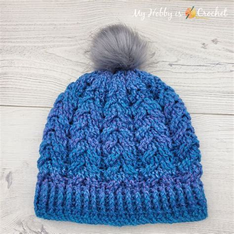 Crochet Cabled Hat
