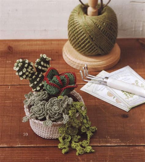 Crochet Cactus Flower