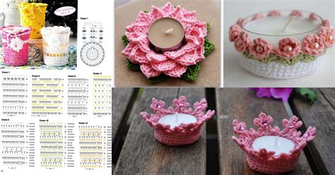 Crochet Candle Holder