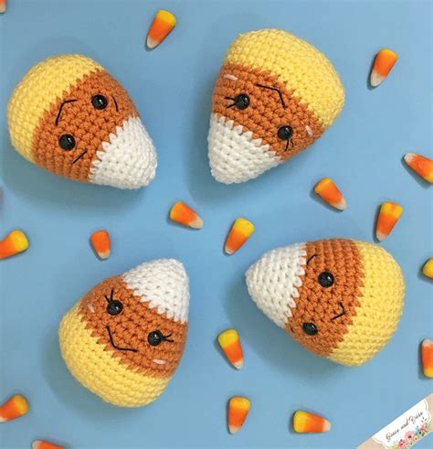 Crochet Candy Corn Free Pattern