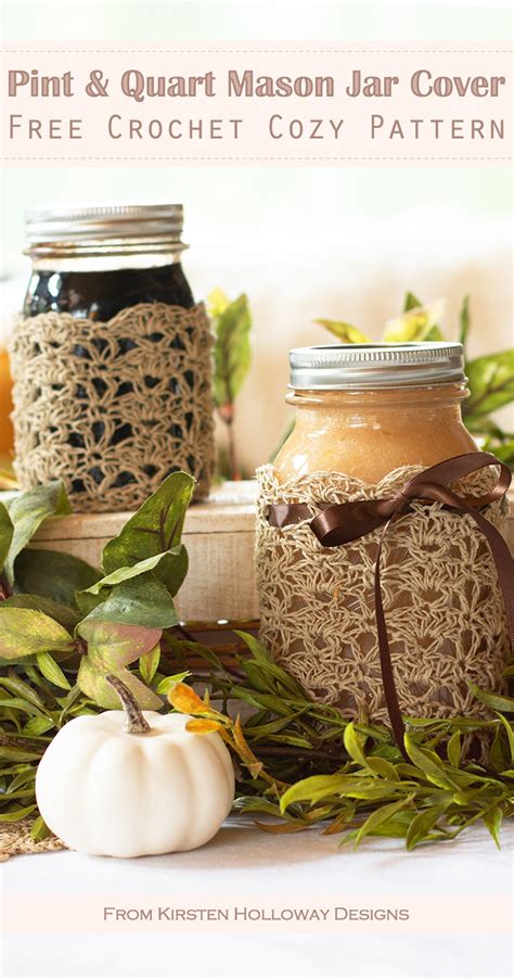 Crochet Canning Jar Covers