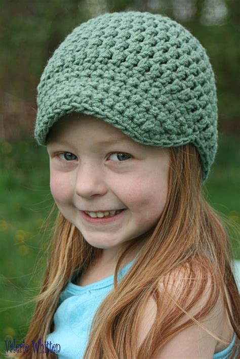 Crochet Cap With Brim