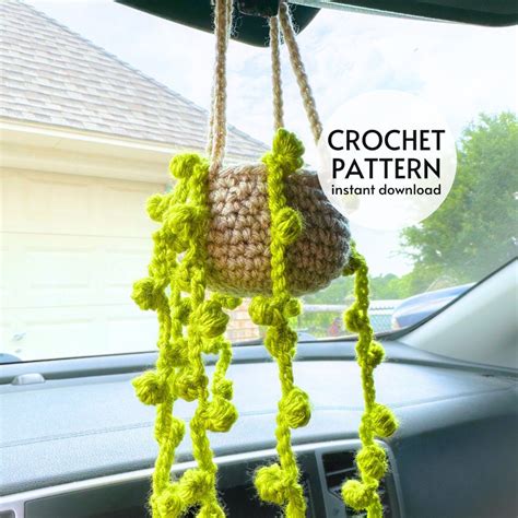Crochet Car Plant Pattern