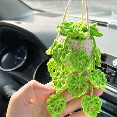 Crochet Car Plants
