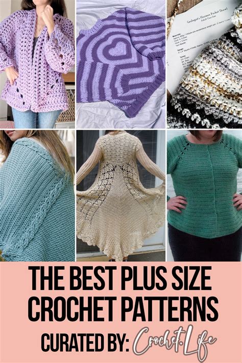 Crochet Cardigan Pattern Plus Size