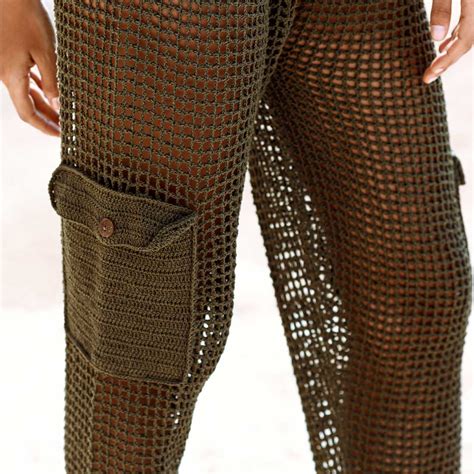 Crochet Cargo Pants