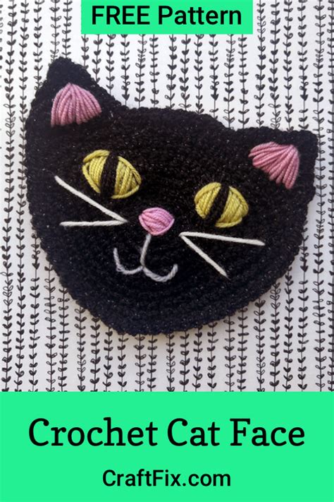 Crochet Cat Face