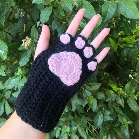 Crochet Cat Gloves