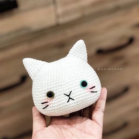 Crochet Cat Head