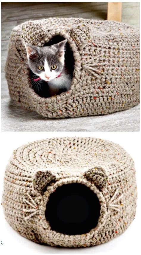 Crochet Cat House