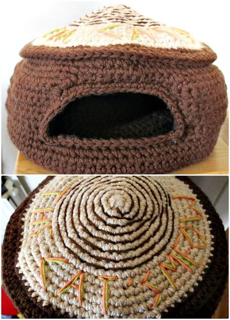 Crochet Cat House Pattern Free
