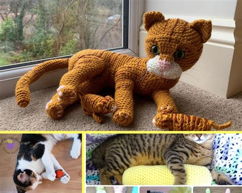 Crochet Cat Stuffed Animal