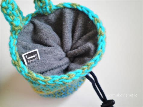 Crochet Chalk Bag