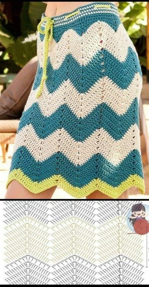 Crochet Chevron Skirt
