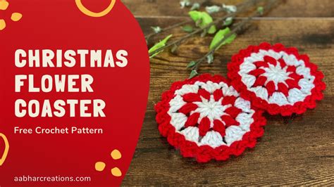 Crochet Christmas Coaster Patterns