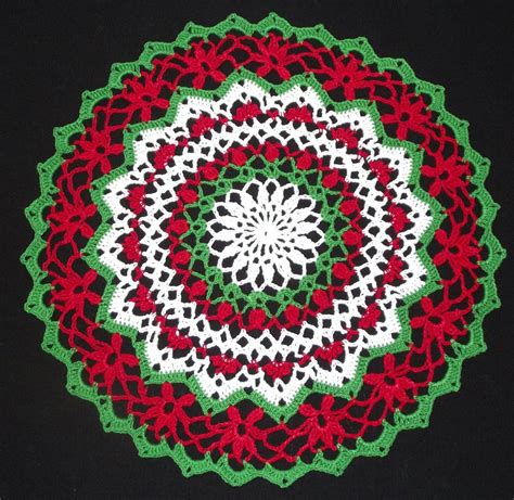 Crochet Christmas Doily Free Pattern
