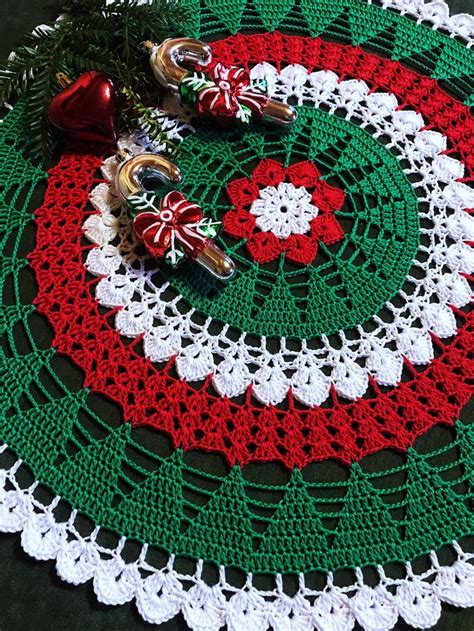 Crochet Christmas Doily Patterns Free