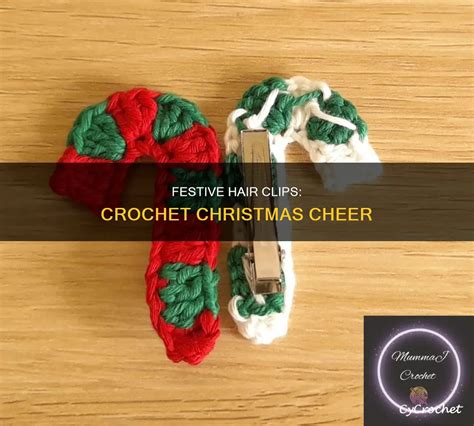 Crochet Christmas Hair Clips
