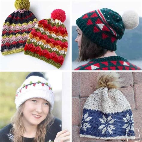 Crochet Christmas Hats