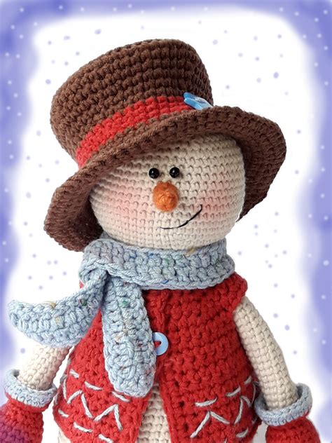 Crochet Christmas Snowman