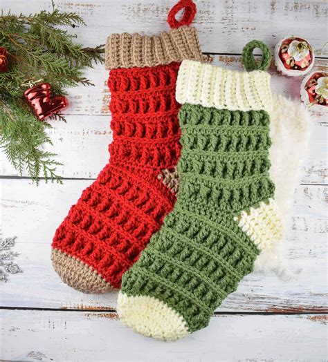 Crochet Christmas Stocking Easy