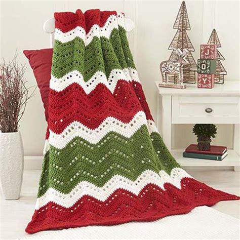 Crochet Christmas Throw