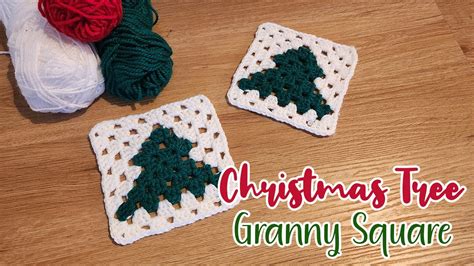Crochet Christmas Tree Granny Square