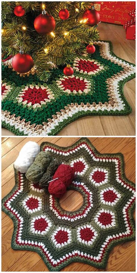 Crochet Christmas Tree Skirts